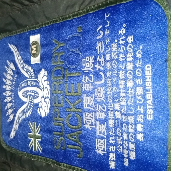 Superdry Jacket in olive green in size M - Picture 3 of 8